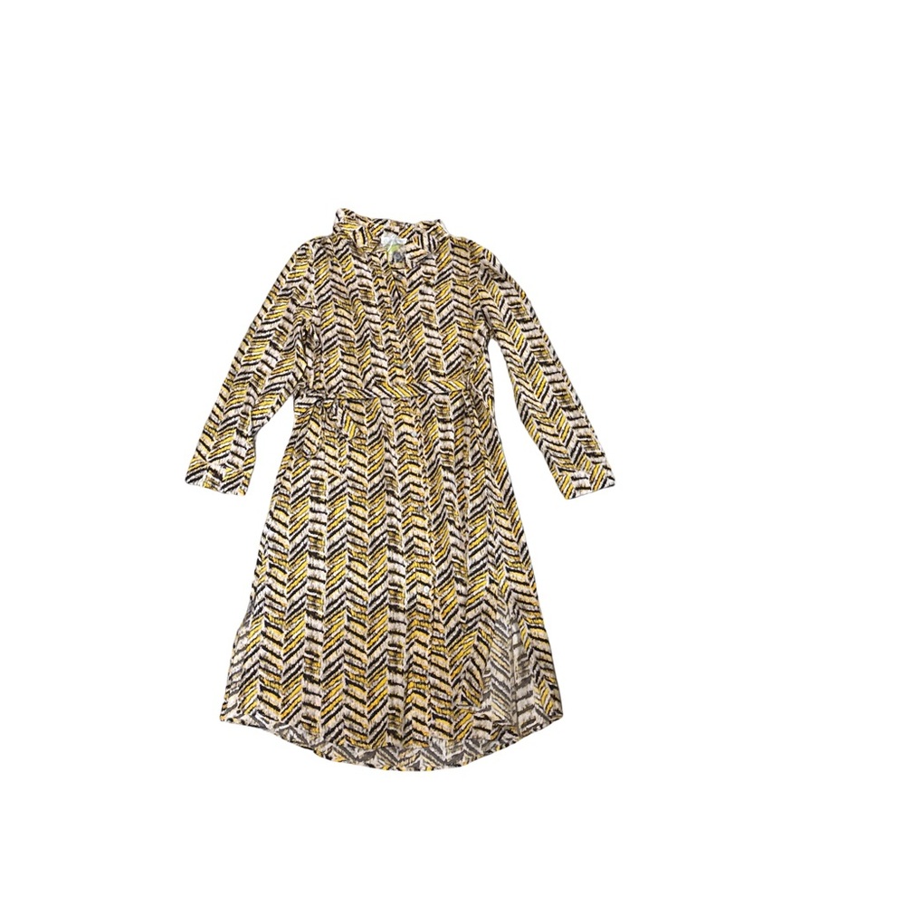 Stylish Yellow Patterned Dress She & Sky NWT